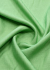Рогожка льняная зеленая фото 2