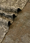 Жаккард коричневый с абстрактным узором фото 3